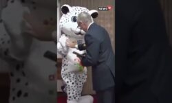 J&K CM Omar Abdullah Meets Khelo India Mascot, Takes A Selfie With It | Khelo India | J&K CM | N18S