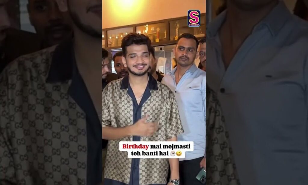 Comedian-Munawar Faruqui Celebrates Birthday With Paps | Bollywood Arena | Trending Shorts | N18S