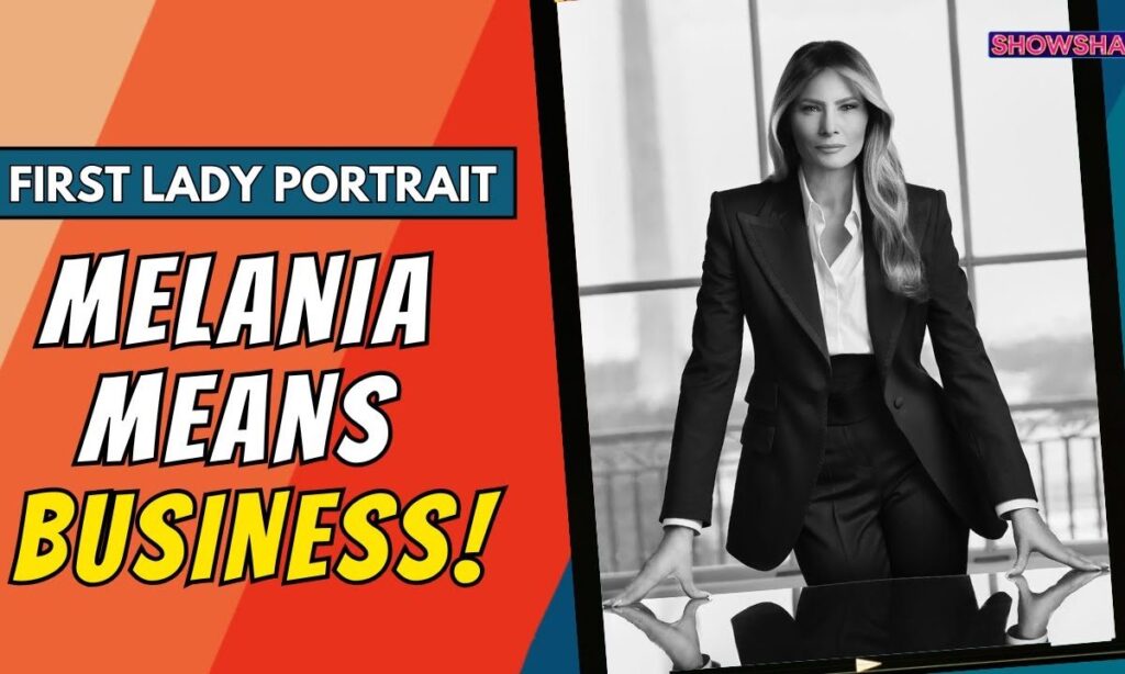 Melania Trump's Official First Lady Portrait Proves She's Not Here To Just Play The Dutiful Hostess