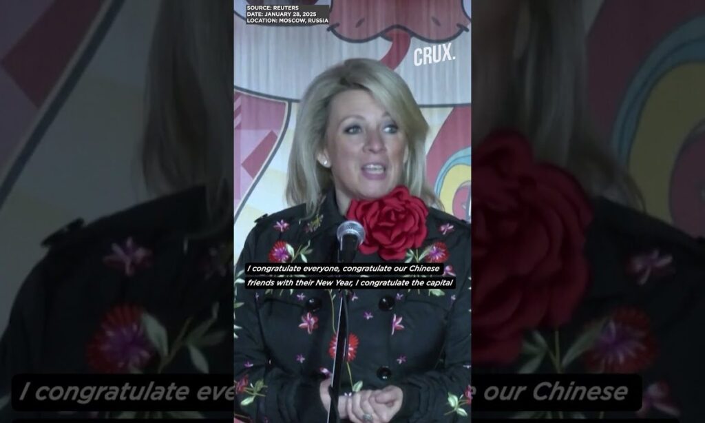 Russian Spokeswoman Wishes Chinese Happy New Year In Mandarin