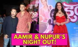 Aamir Khan & Son-In-Law Nupur Shikhare Attend The Grand Premiere Of Elli AvrRam’s Marathi Debut