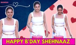 Shehnaaz Gill Celebrates Her 32thBirthday With Fans & Paparazzi, Looks Pretty As A Picture In White