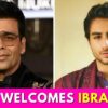 Karan Johar Gives A Grand Welcome To Ibrahim Ali Khan As He Gears Up For His Debut, Sara Joins In