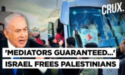 Israel Frees Palestinians After ‘Guarantees On Safe Hostage Return', Slams Hamas For 'Shocking' Swap