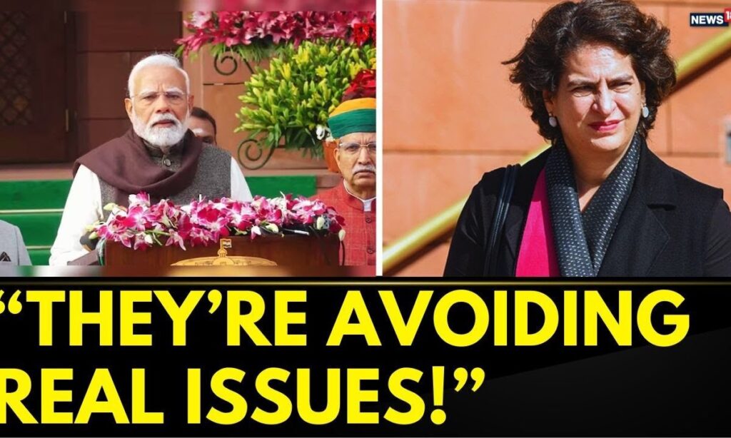 Priyanka Gandhi Hits Back at PM Modi’s 'Chingari' Comment | Pre-Budget | Modi vs Gandhi- Budget News