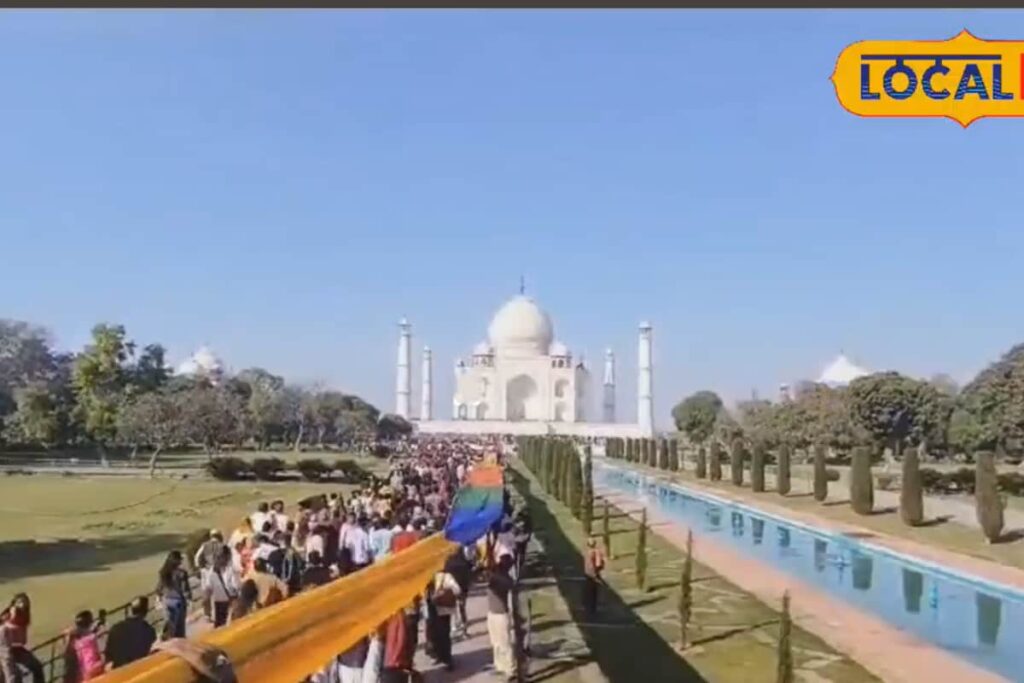 The 'Chadar' Offered To Shah Jahan At Taj Mahal Gets Longer Each Year. Here's Why