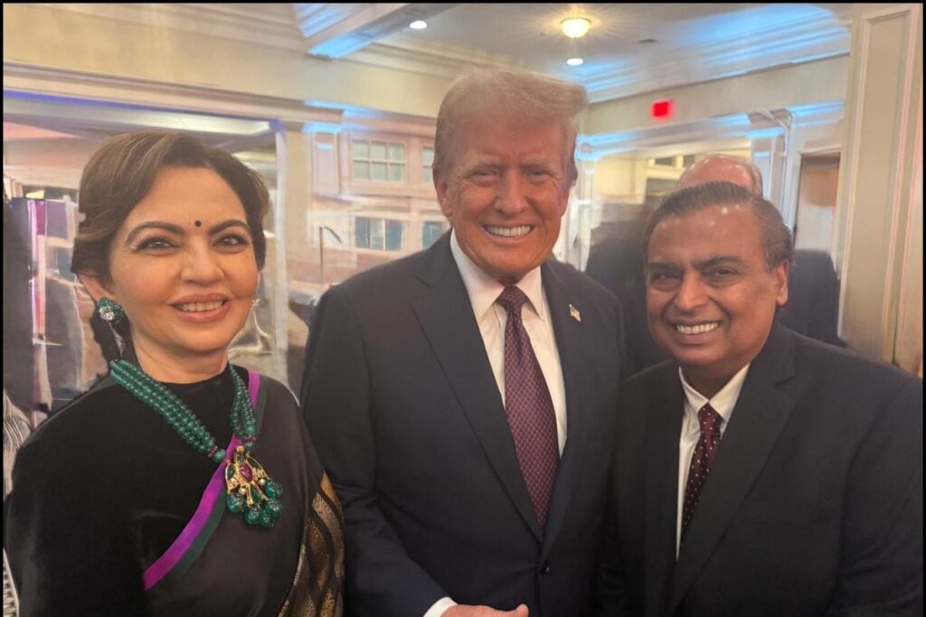 Mukesh, Nita Ambani Meet US President-Elect Donald Trump Ahead Of His Inauguration | Watch