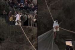 Watch: Man Slides Down On Rope Over 'Valley Of Death' In Himachal As 40-Year-Old Ritual Returns