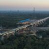 210-Metre Bridge Over NH-48 Completed for Mumbai-Ahmedabad Bullet Train Project