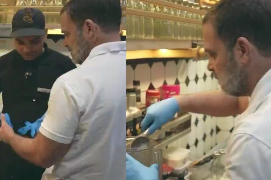 Rahul Gandhi Visits Keventers In Delhi, Interacts With Founders And Makes Cold Coffee | Watch