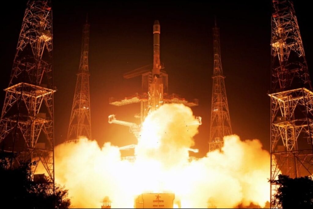 ISRO Marks 100th Launch As GSLV-F15 Carrying Navigation Satellite NVS-02 Lifts Off