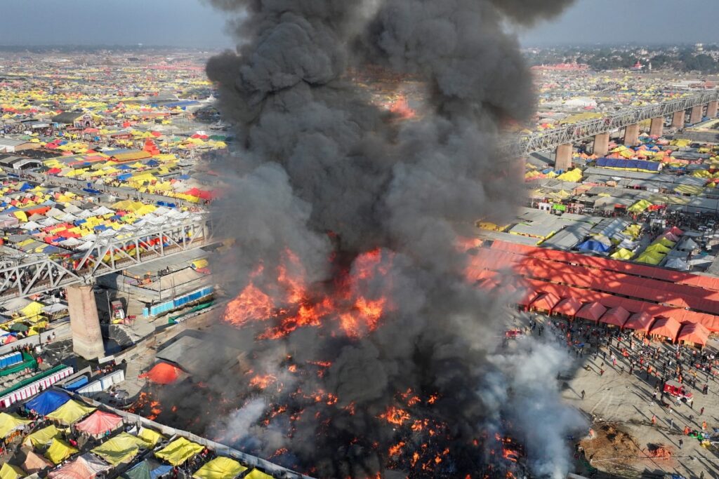 Maha Kumbh 2025: How Fire Caused By Cylinder Blast Was Doused In Just 22 Minutes