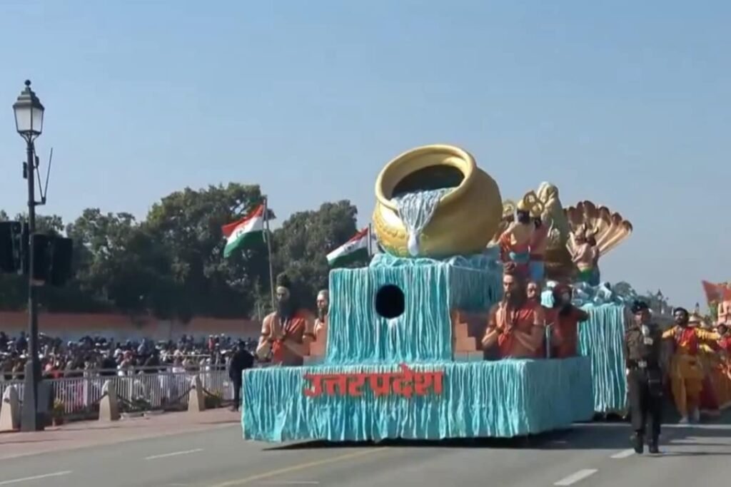 Republic Day Parade 2025: UP Tableau Celebrates Maha Kumbh; 'Sangam' Of 'Virasat' And 'Vikas'