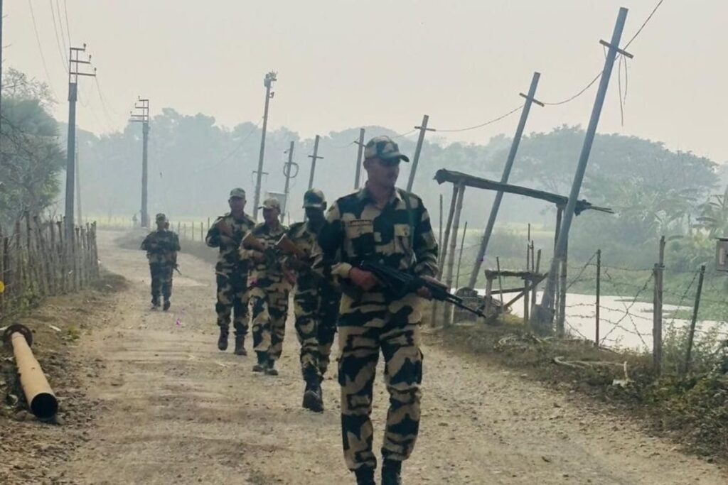 BSF Using Temporary Solutions To Foil Infiltration Bids On Unfenced Part Of Bangladesh Border In Bengal