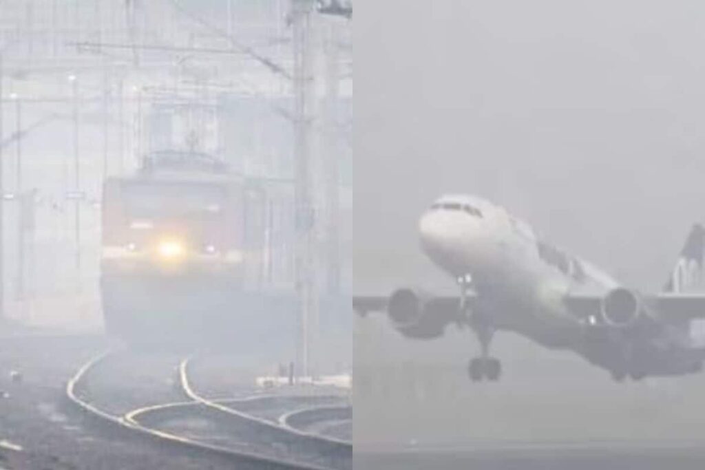 Dense Fog Disrupts Delhi: 19 Flights Diverted, Over 400 Delayed; City Sees Season's Longest Zero Visibility Spell