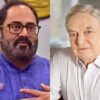 'Rs 1 Crore...': Rajeev Chandrasekhar Claims Bribe Offer Under UPA For Padma After US Medal To Soros