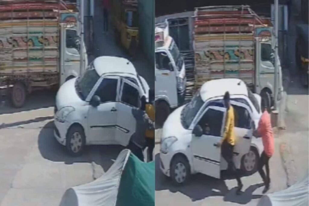 Maharashtra Jeweller Kidnapped, Thrown Into Car In Broad Daylight By Four Men | Video