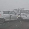 Dense Fog Causes Multiple Vehicle Collision On Delhi-Lucknow Highway | Video