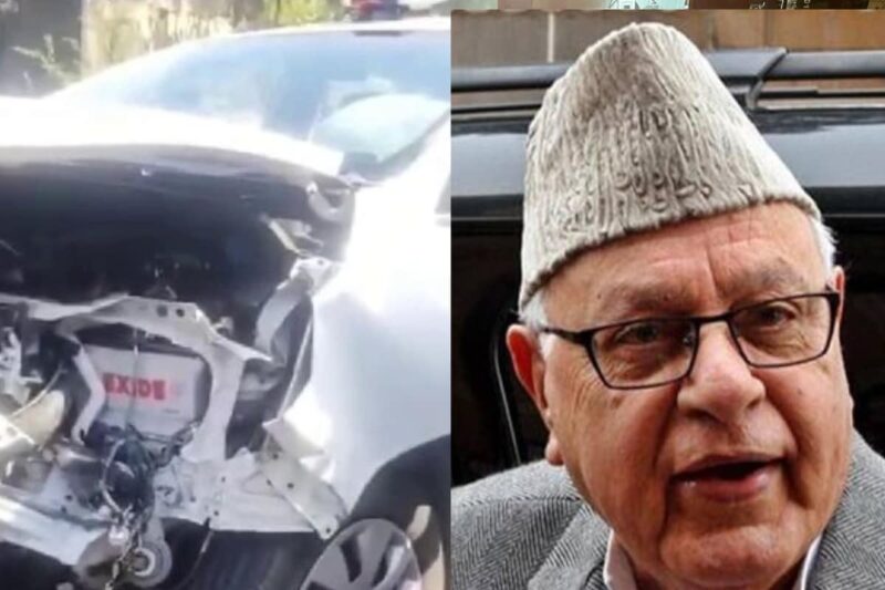 Farooq Abdullah’s Convoy Car Crashes Into Cow On Delhi-Mumbai Expressway