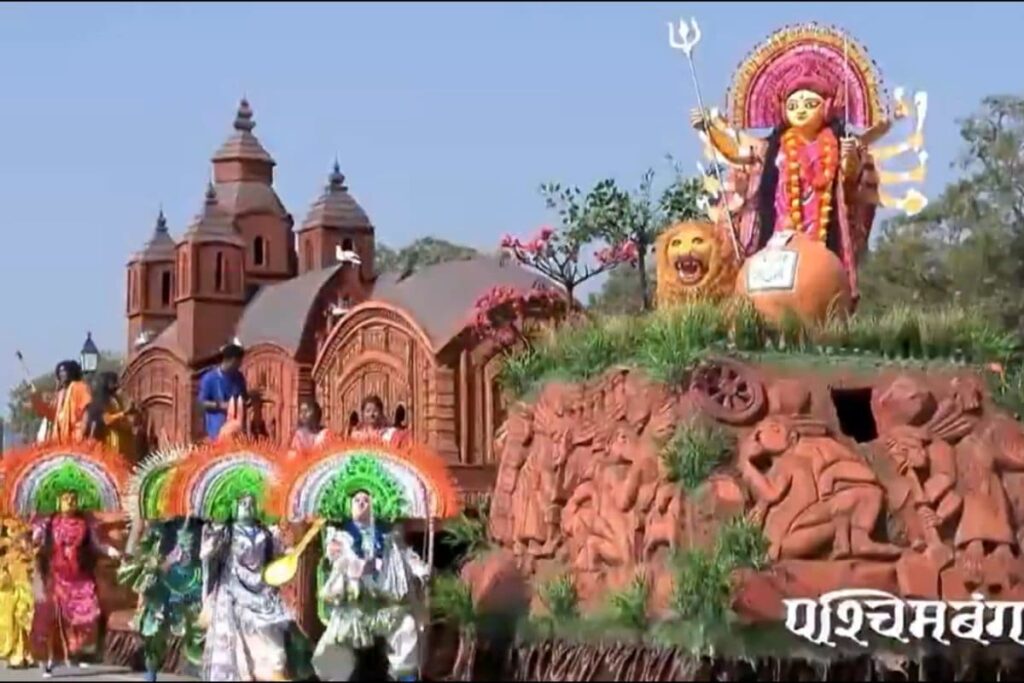 West Bengal's Tableau On Republic Day Highlights 'Lakshmi Bhandar', 'Lok Prasar Prakalpa' Schemes