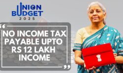 No Income Tax Payable Upto Rs 12 Lakh Income: FM Sitharaman Announces Big Tax Relief | Budget 2025