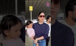 Cute Family: Rahul Vaidya And Disha Parmar Spotted At Airport With Their Little One |  N18S