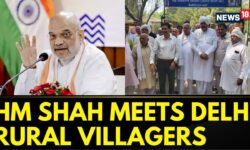 Union Home Minster #amitshah Meets A Delegation Of 360 Villages Of Rural Delhi | Delhi Elections