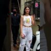 Ananya Pandey Looks Pretty In Ripped Jeans, White Crop Top | Bollywood Arena | Entertainment | N18S