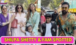 Shilpa Shetty, Raj Kundra & Fam Step Out To Celebrate Shamita Shetty's 46th Birthday| WATCH