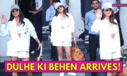 Priyanka Chopra Is All Smiles As She Arrives In Mumbai For Brother Siddharth's Wedding | WATCH