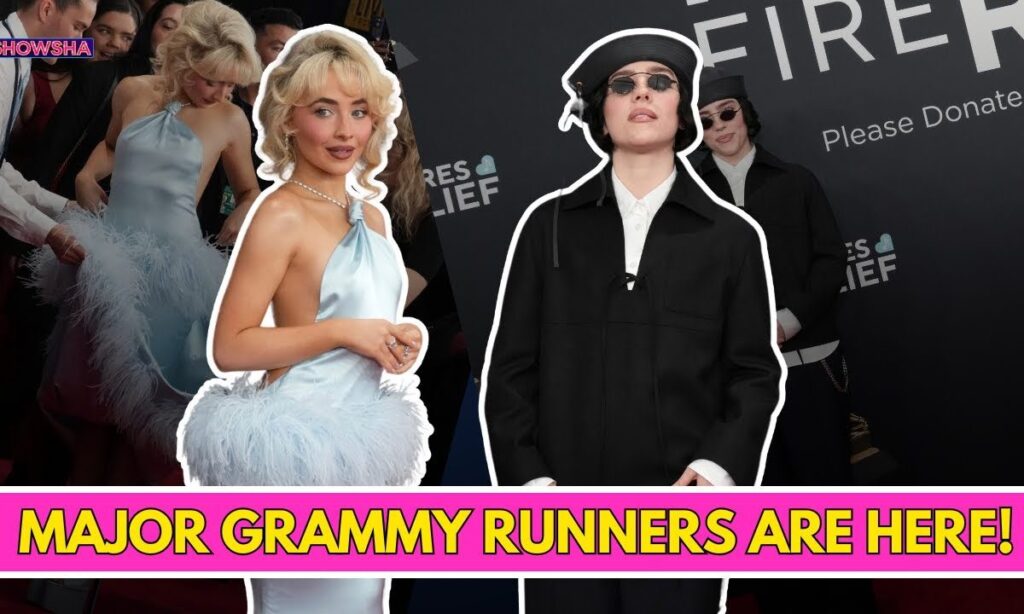 Major Grammy Nominees Sabrina Carpenter & Billie Eilish Dazzle At The Red Carpet | N18G