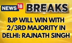 Defence Minister Rajnath Singh Claims BJP Will Win The Delhi Assembly Elections With 2/3rd Majority