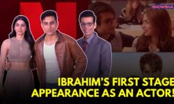 Ibrahim Ali Khan & Khushi Kapoor Join Karan Johar To Unveil 'Ishq Mein' From Nadaaniyan At An Event