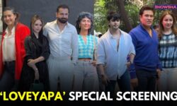 Aamir Khan, Sachin Tendulkar, Kajol, Kiran Rao, Ira Khan & Nupur Shikhare Attend Loveyapa Screening