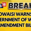 AIMIM MP Asaduddin Owaisi Warns Government Over Waqf Bill | 'Will lead to social instability'