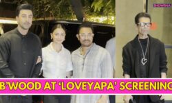 Ranbir Kapoor, Alia Bhatt, Karan Johar & MORE Attend 'Loveyapa' Special Screening | WATCH