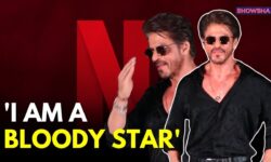 Shah Rukh Khan Calls Himself A 'BLOODY STAR' While Promoting Aryan Khan’s Directorial Debut | WATCH