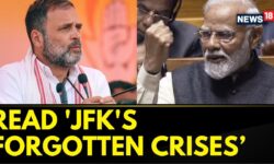 "Read 'JFK's Forgotten Crises'": Pm Gives 'Homework' To Rahul Gandhi | Lok Sabha Speech | News18