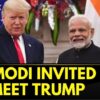 Prime Minister Modi Invited To Meet With President Trump Next Week, White House Official Says