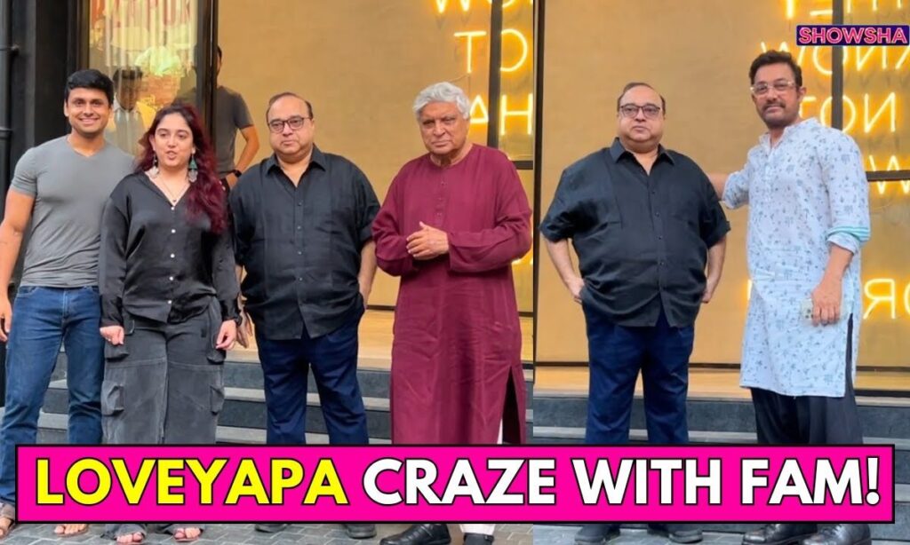 Aamir Khan, Ira Khan, Nupur Shikhare, Javed Akhtar Attend A Special Screening Of 'Loveyapa' | WATCH