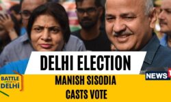 Delhi Election 2025 : Manish Sisodia Casts Vote | Delhi News | Delhi Elections | English News