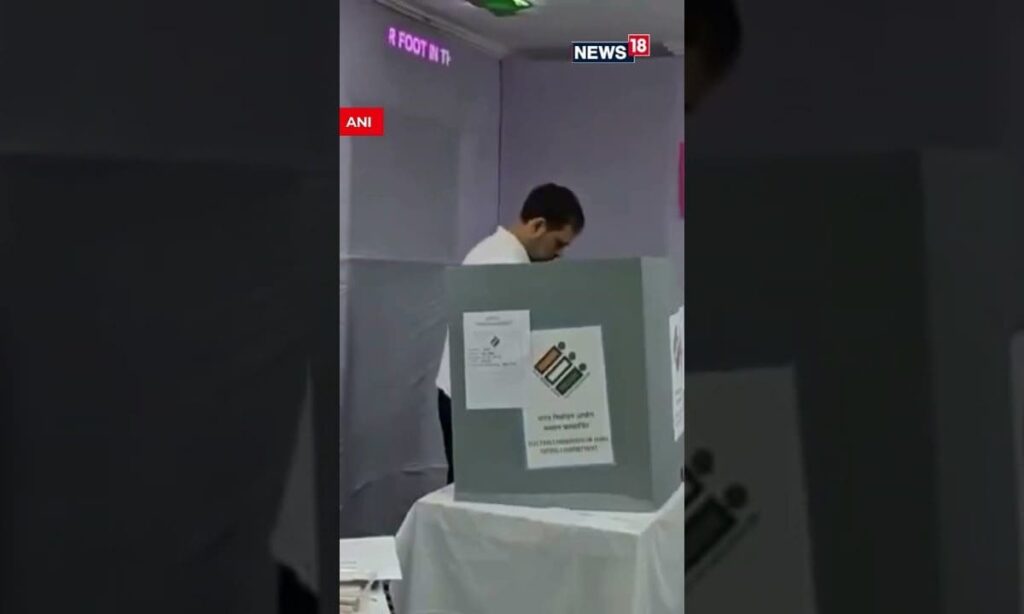 Rahul Gandhi Casts His Vote for Delhi Election 2025 | #delhiassemblyelection2025 | N18S