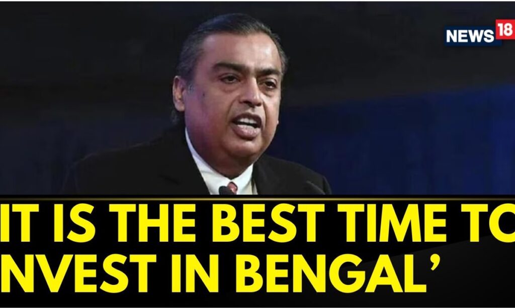 It is the best time to invest in Bengal: RIL Chairman Mukesh Ambani Speaks In Bengal Global Summit