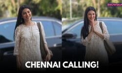 Shruti Haasan Leaves For 'Coolie 2' Shoot, Serves Ethic Goals In A Pretty Beige Suitb| WATCH