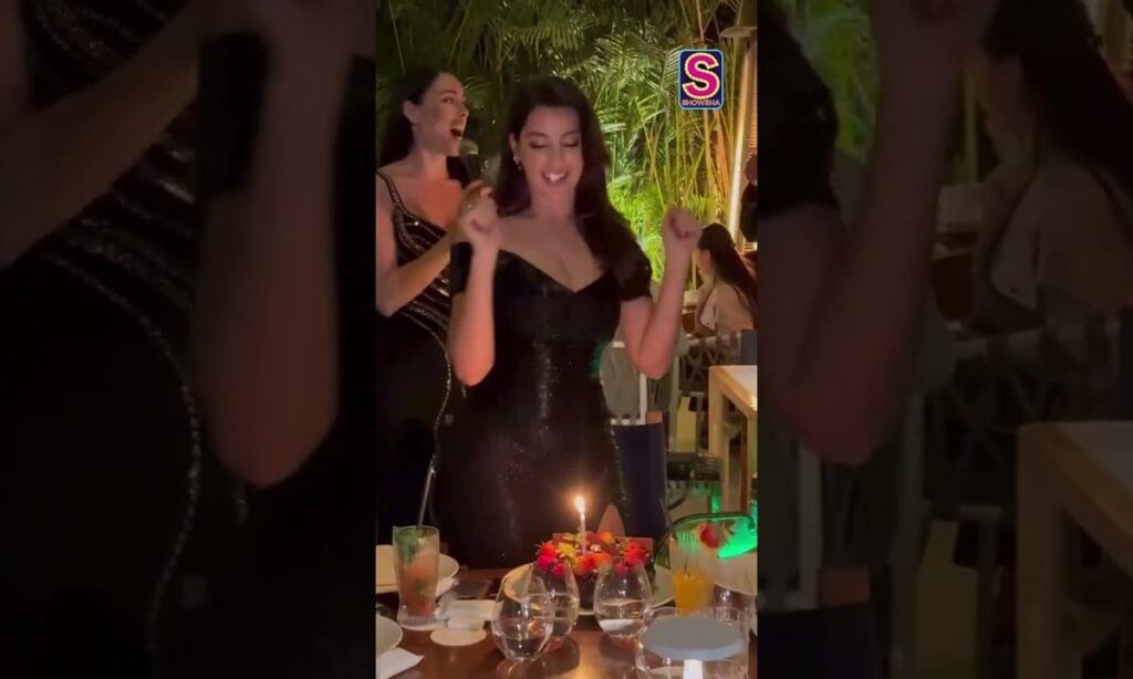 Nora Fatehi Celebrates Her Birthday In Style As She Grooves To The Music Before Blowing The Candles!