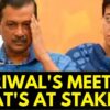 Arvind Kejriwal's Strategic Meet Amid Delhi Election Results | AAP's Next Move | Delhi Elections