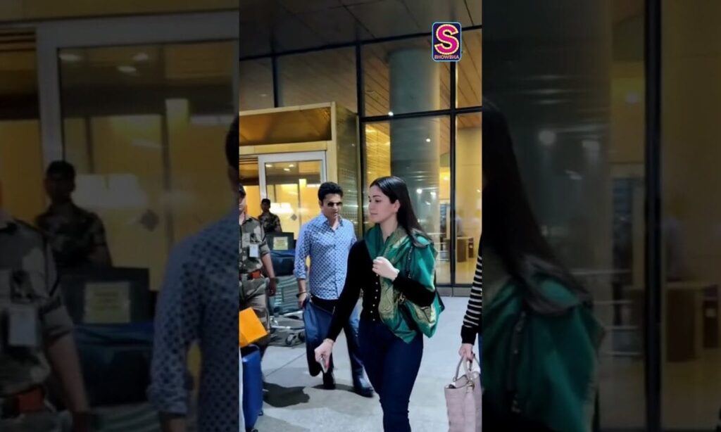 Anjali & Sara Tendulkar Make A Stylish Exit At Airport | N18S #Shorts #entertainment #trendingshorts