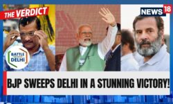 Delhi Election Results: The Wait Is Over! BJP Sweeps Delhi In A Stunning Victory! | Delhi Results