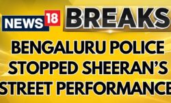 Bengaluru Police Halt Ed Sheeran's Surprise Street Performance | English News | News18