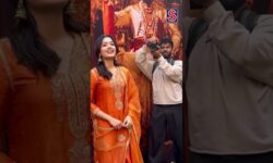 Rashmika Mandanna In ‘Geruha Rang’ Looks Absolutely Gorgeous In Attire At Promotions Of 'Chhaava'